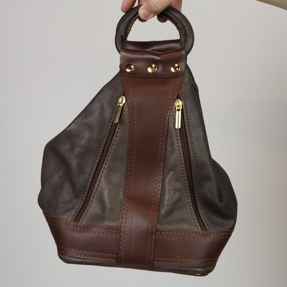 Italian Leather Mini Backpack - Made in Italy - Picture 2 of 6